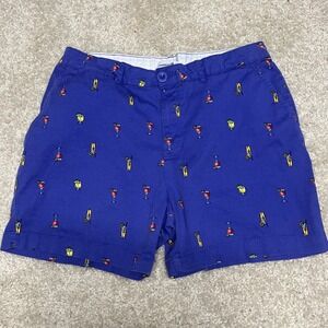 Caribbean Joe Womans Purple Mixed Drink Classic Short Size 10 - 5" inseam